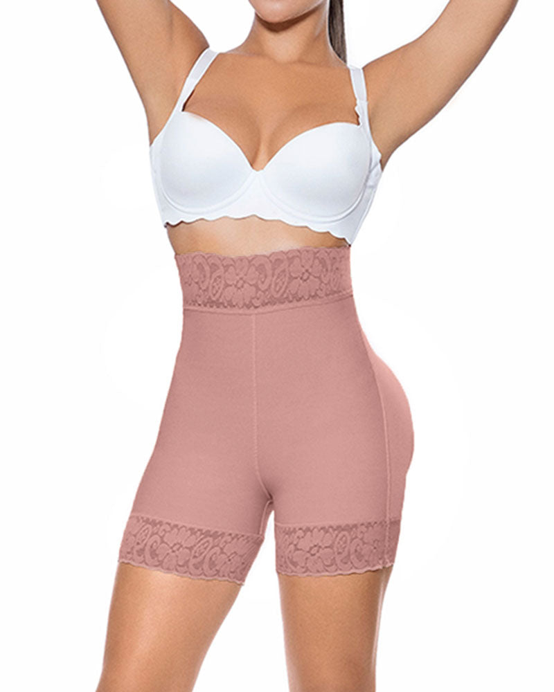 Mujeres butt lifter cintura alta hip enhancer pads ropa interior fajas encaje acolchado control bragas