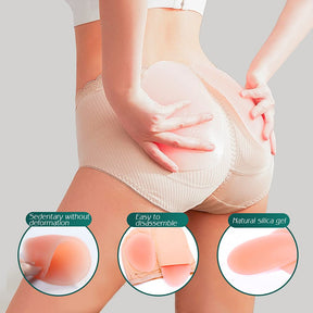 300G almohadillas de silicona para realzar las nalgas, ropa interior, bragas acolchadas de silicona para mujeres