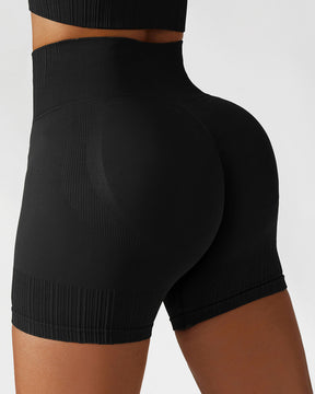 Shorts de yoga ajustados para levantar glúteos